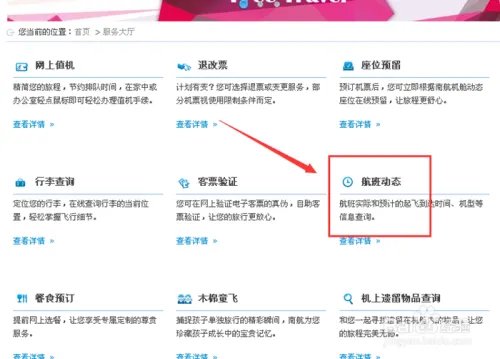 怎么查询航班动态?