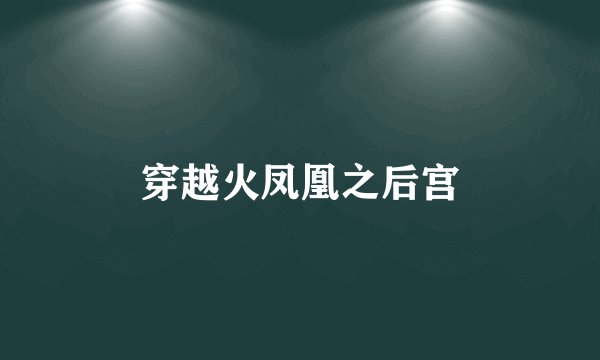 穿越火凤凰之后宫