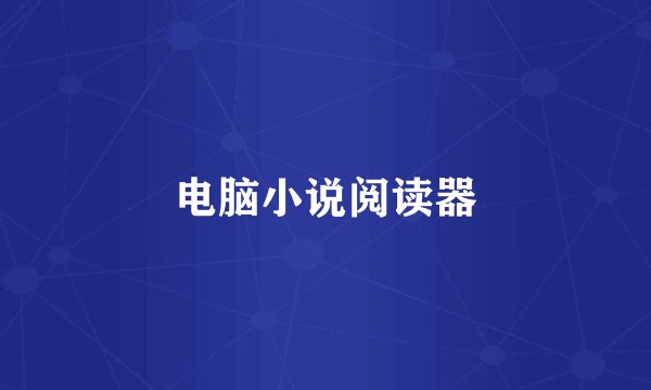 电脑小说阅读器