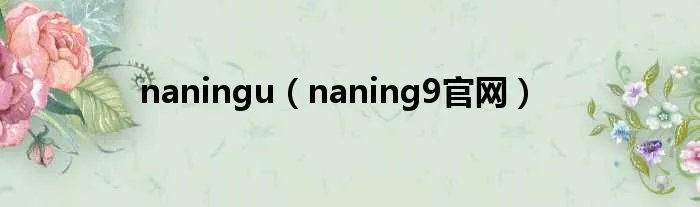 naningu(naning9官网)