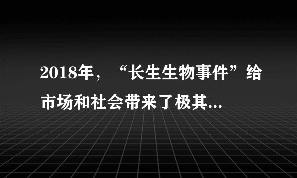 2018年，“长生生物事件”给市场和社会带来了极其恶劣影响。据此回答15--16题2018年7月15日，国家药监局在对吉林长生生物科技股份有限公司进行突击检查时发现，该公司为了谋取暴利在百白破和狂犬病疫苗生产中存在严重违反国家《药品生产质量管理规范》的造假行为。该公司造假行为表明，市场调节具有（　　）的弊端。A. 自发性B. 盲目性C. 滞后性D. 竞争性