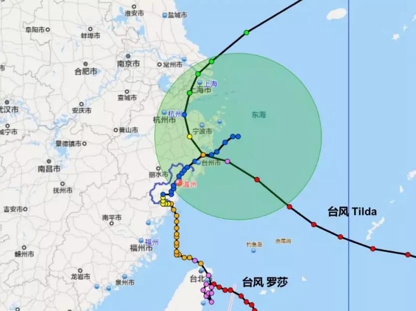 台风米娜逼近浙江 成功登陆舟山成建国第3个10月登陆台风