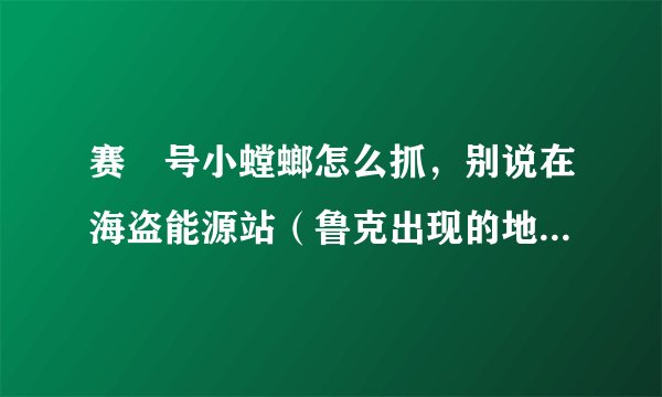 赛尓号小螳螂怎么抓，别说在海盗能源站（鲁克出现的地方），下午4至6点出现。别说绝版了！