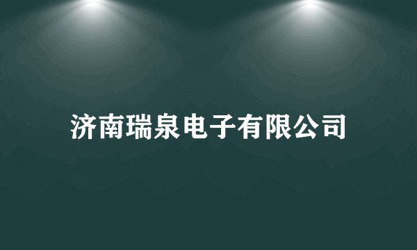 济南瑞泉电子有限公司