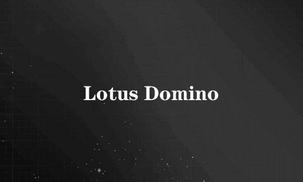 Lotus Domino