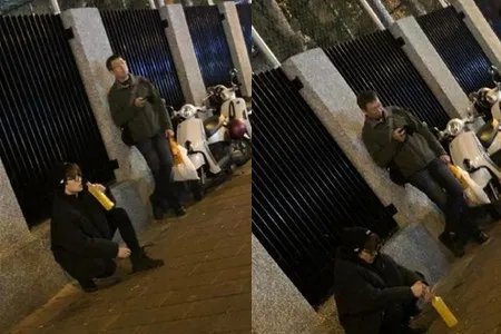 杨洋逛夜市被偶遇之后 吃饭等座再被网友发现