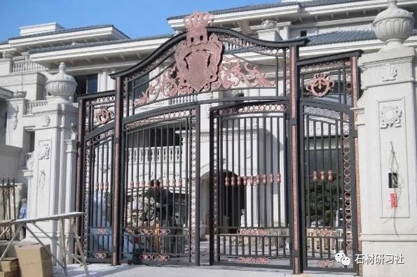 别墅围墙大门石柱设计案例大全