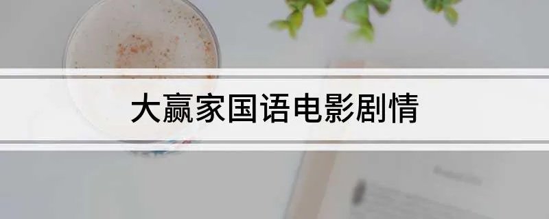 大赢家国语电影剧情