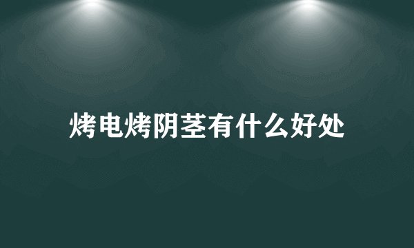 烤电烤阴茎有什么好处